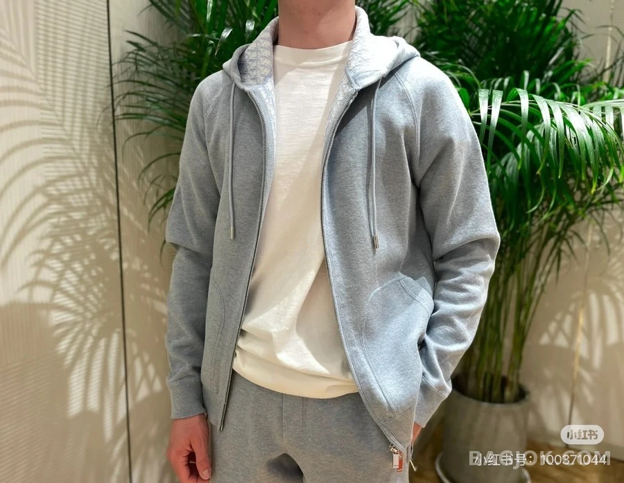 디올 디올 오블리크 패턴 후드 맨투맨 상세 이미지