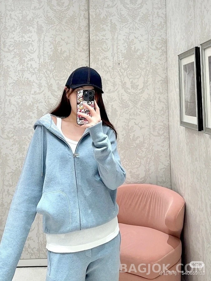 디올 디올 오블리크 패턴 후드 맨투맨 상세 이미지
