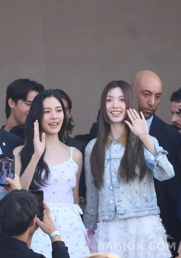 디올 디올 장미 자수 데님 자켓 상세 이미지