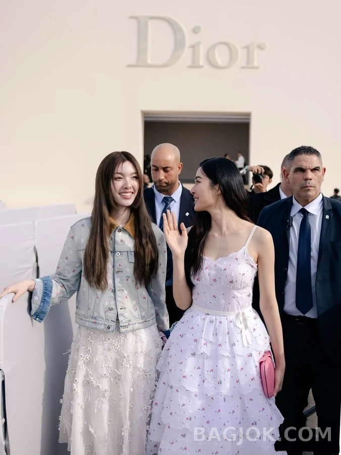 디올 디올 장미 자수 데님 자켓 상세 이미지