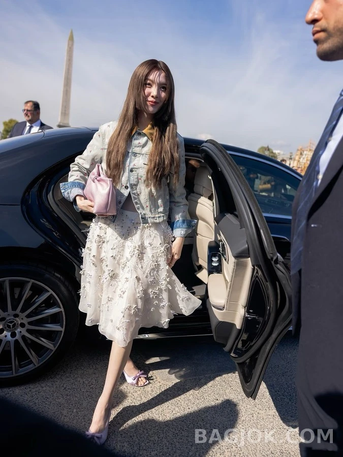 디올 디올 장미 자수 데님 자켓 상세 이미지
