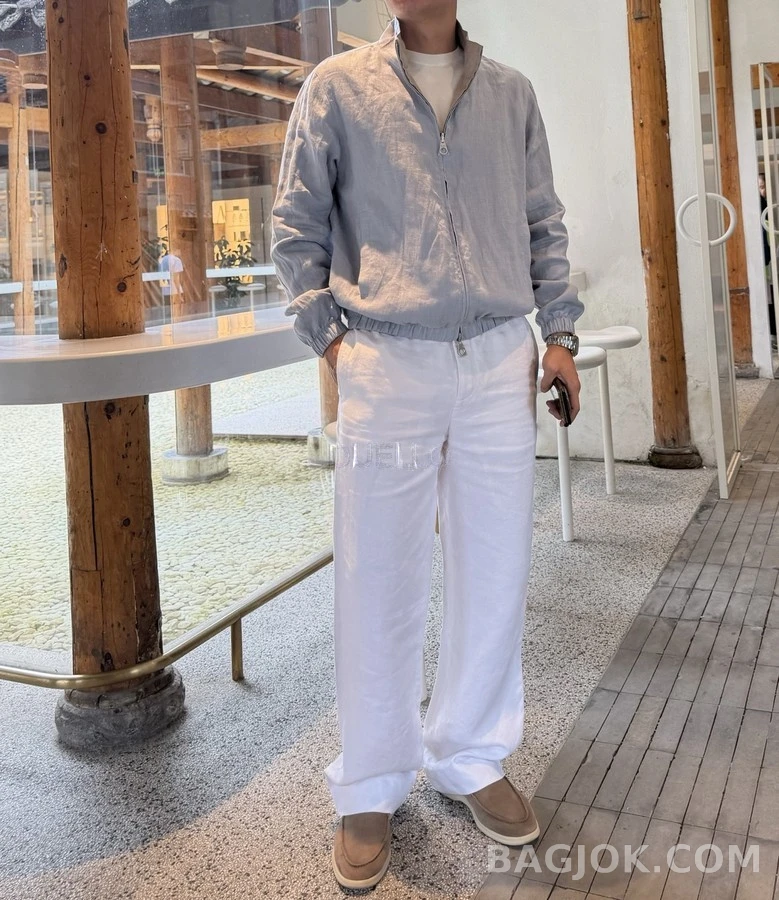 로로피아나 로로피아나 리버시블 린넨 자켓 상세 이미지