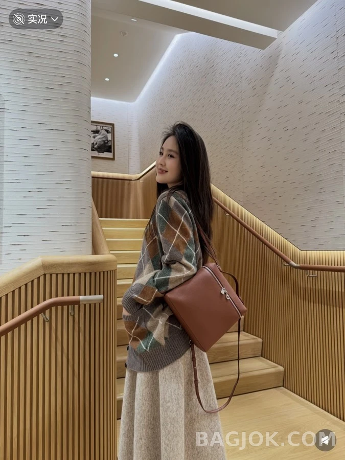 로로피아나 로로피아나 아가일 패턴 가디건 상세 이미지