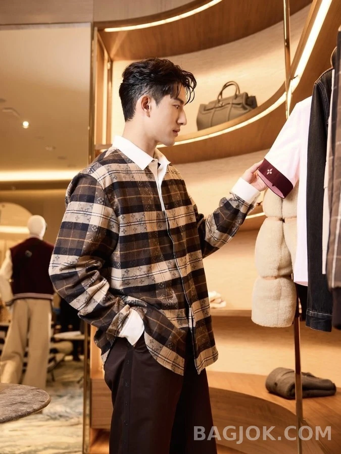 루이비통 루이비통 격자 체크 셔츠 상세 이미지