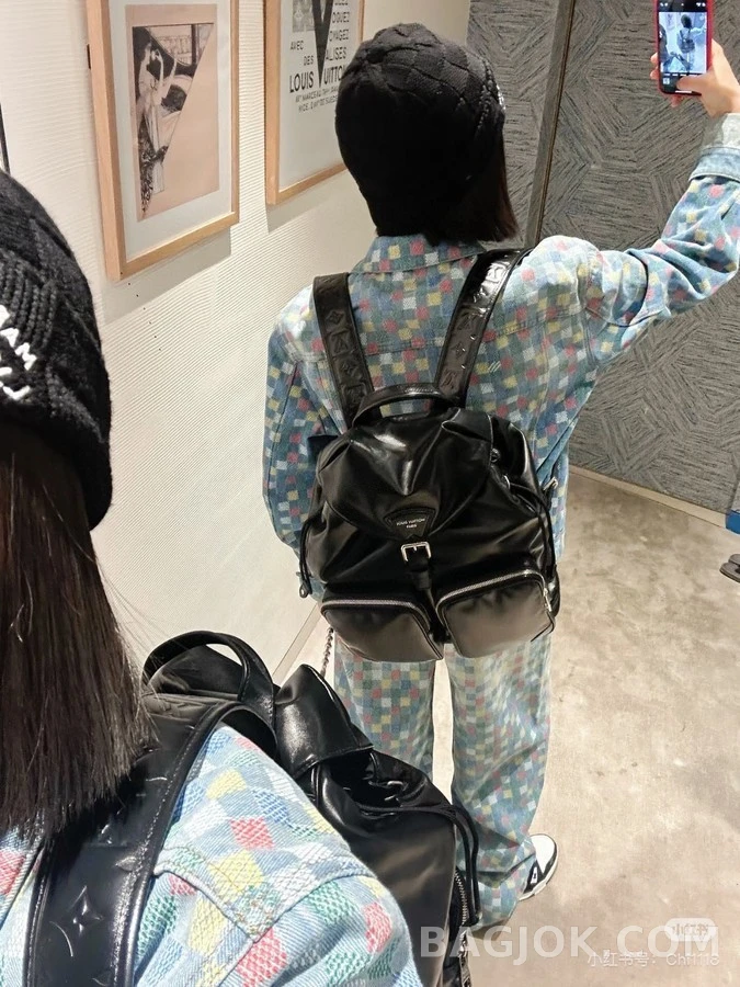 루이비통 루이비통 다미에 체크 데님 팬츠 상세 이미지