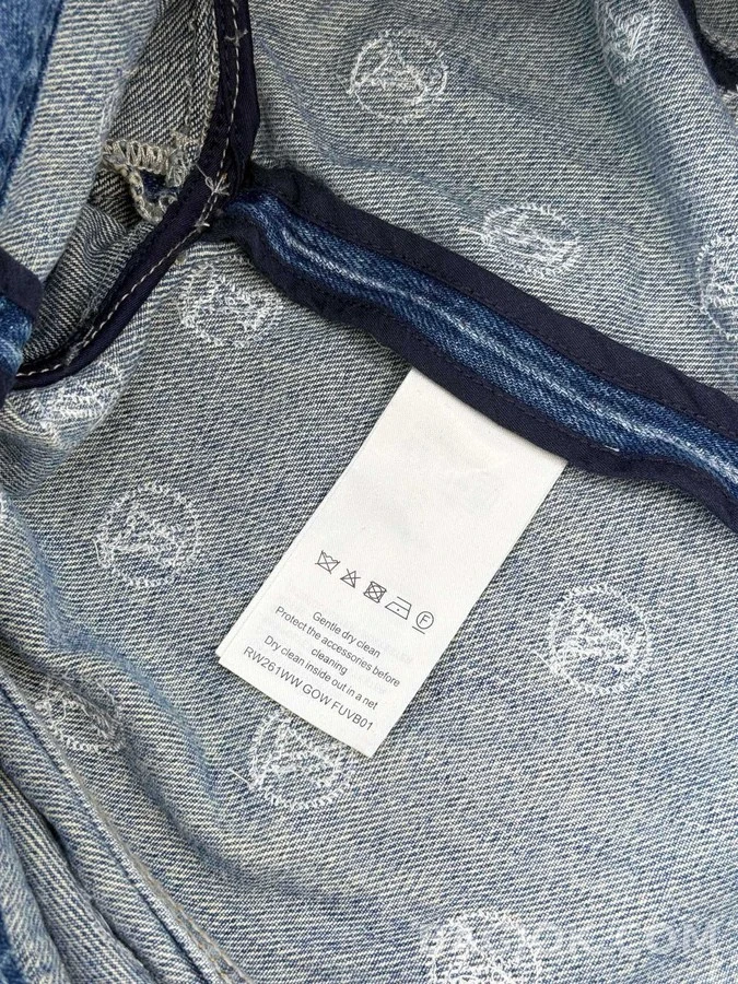 루이비통 루이비통 로고 패턴 데님 자켓 상세 이미지