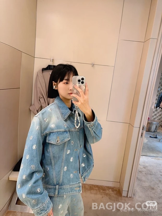 루이비통 루이비통 로고 패턴 데님 자켓 상세 이미지