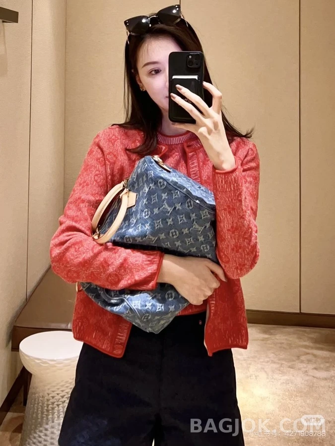 루이비통 루이비통 모노그램 라운드넥 가디건 상세 이미지