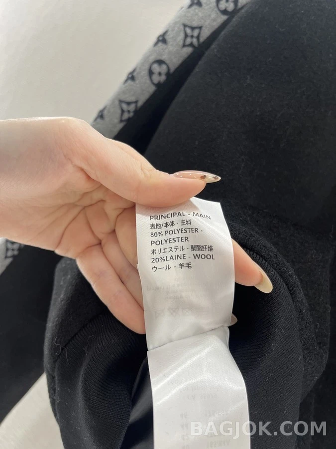 루이비통 루이비통 모노그램 배색 울 자켓 상세 이미지
