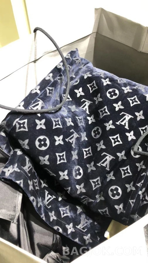 루이비통 루이비통 모노그램 블리치 플록 데님 팬츠 상세 이미지