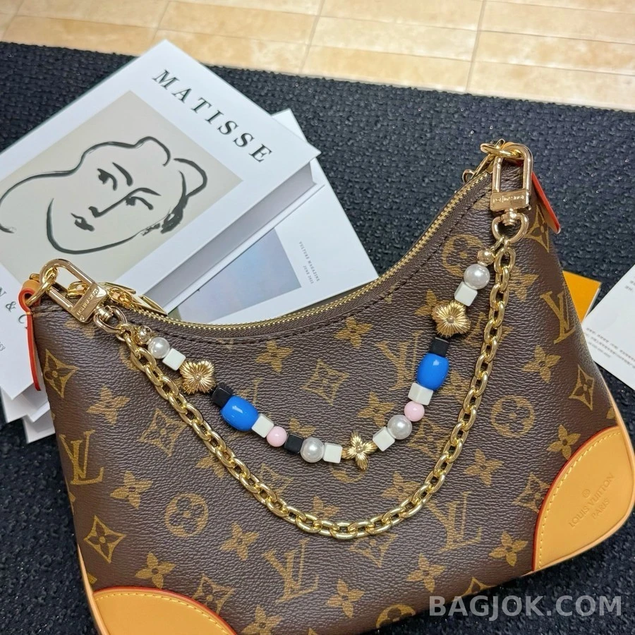 루이비통 루이비통 플라워 보헤미안 비즈 백 체인 상세 이미지