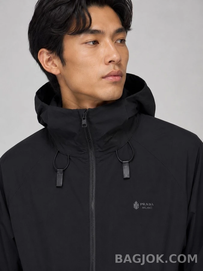 프라다 프라다 레터링 후드 집업 상세 이미지