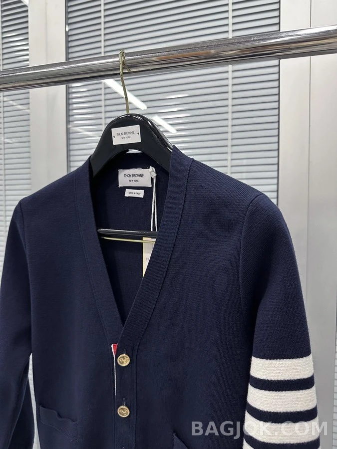 톰브라운 톰브라운 4바 스트라이프 카디건 상세 이미지