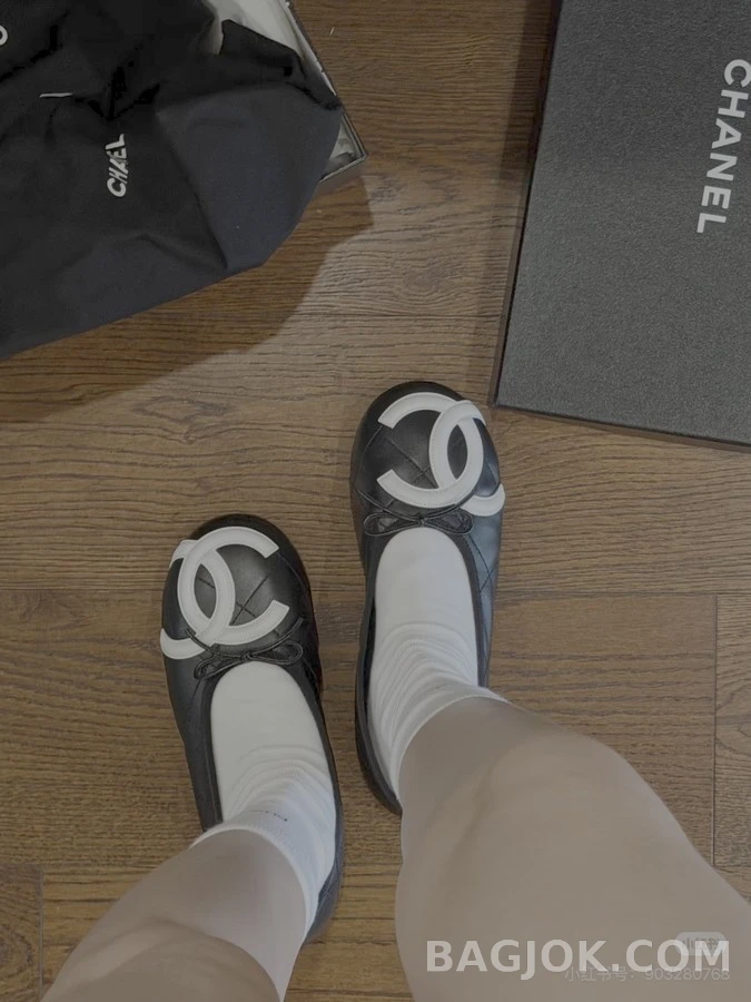 샤넬 샤넬 로고 플랫 상세 이미지