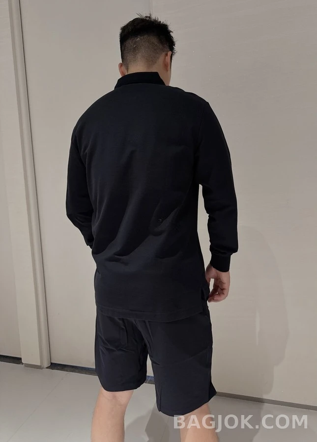 버버리 버버리 이퀘스트리안 나이트 롱 슬리브 폴로 셔츠 상세 이미지