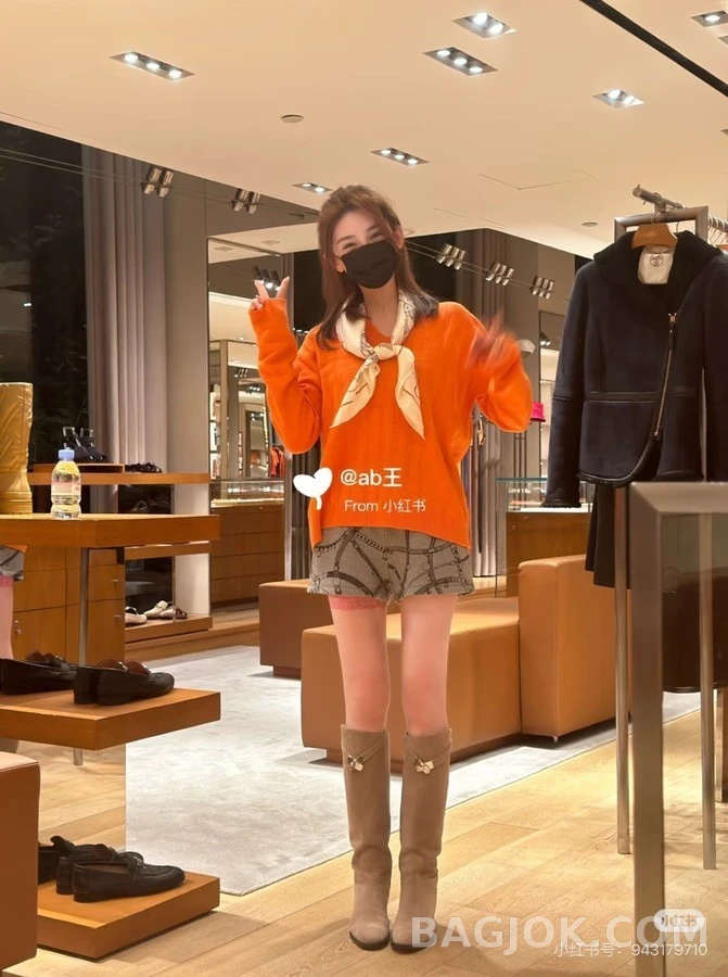 에르메스 에르메스 Kelly Jumping 락 버클 라이딩 부츠 상세 이미지