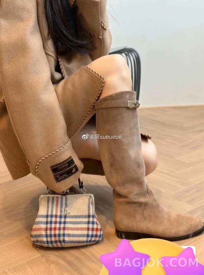 에르메스 에르메스 Kelly Jumping 락 버클 라이딩 부츠 상세 이미지