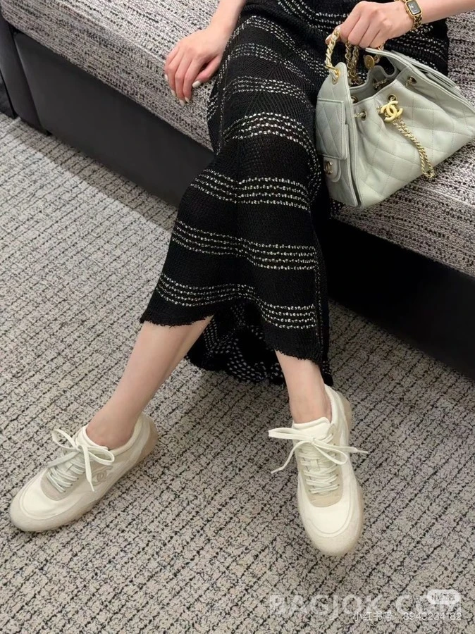 샤넬 샤넬 배색 두두솔 스니커즈 상세 이미지