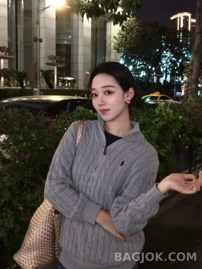 폴로 랄프 로렌 폴로 랄프 로렌 꽈배기 쿼터집 니트 상세 이미지