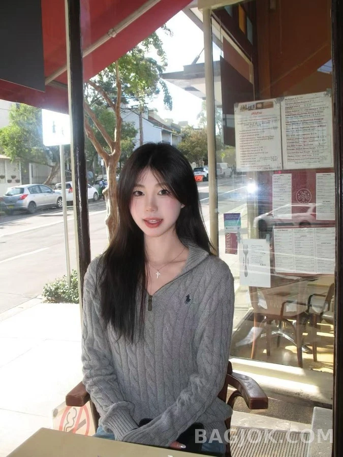 폴로 랄프 로렌 폴로 랄프 로렌 꽈배기 쿼터집 니트 상세 이미지