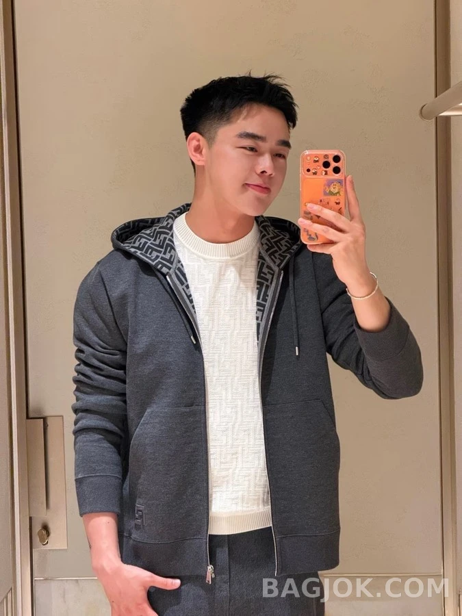 펜디 펜디 패턴 후드 집업 상세 이미지