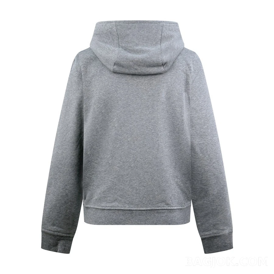 에르메스 에르메스 자수 가죽 패치 후드 집업 상세 이미지