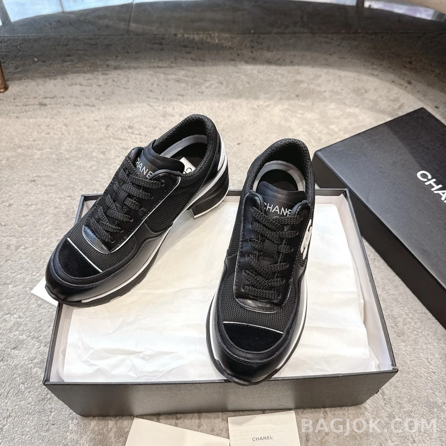 샤넬 샤넬 Double C 로고 청키 스니커즈 상세 이미지