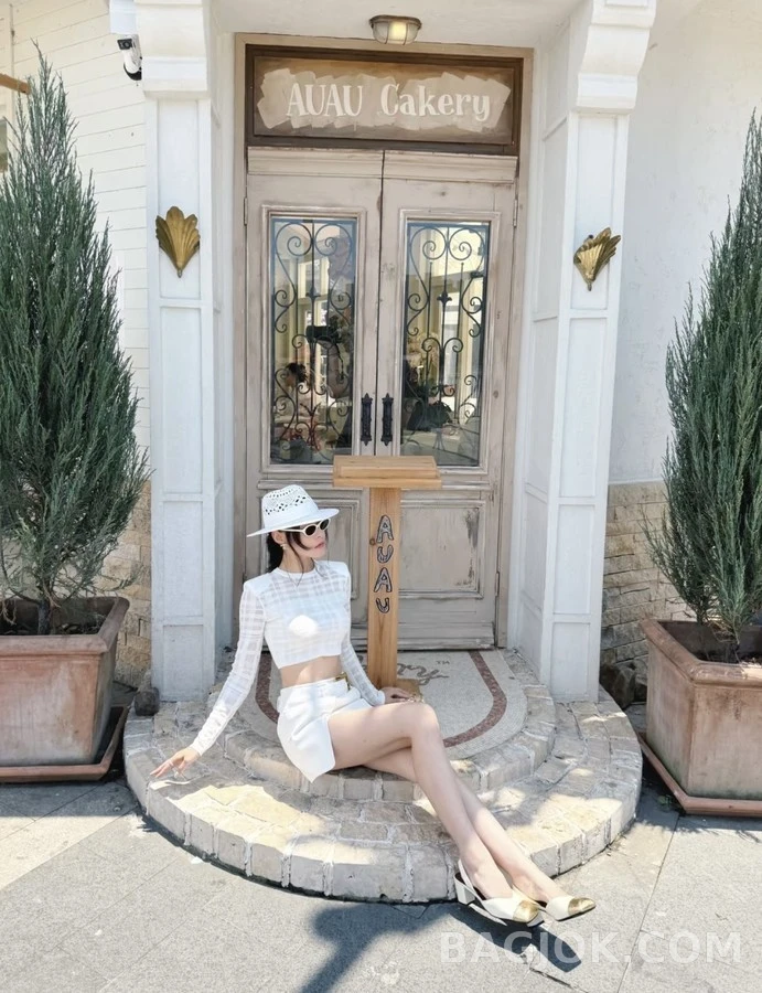 샤넬 샤넬 스퀘어 토 슬링백 힐 상세 이미지