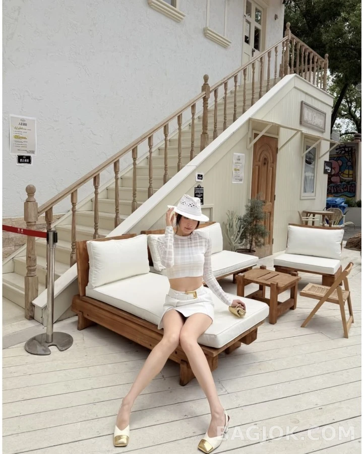 샤넬 샤넬 스퀘어 토 슬링백 힐 상세 이미지