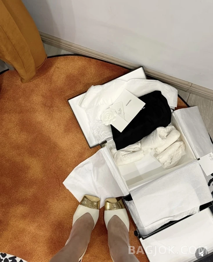 샤넬 샤넬 스퀘어 토 슬링백 힐 상세 이미지