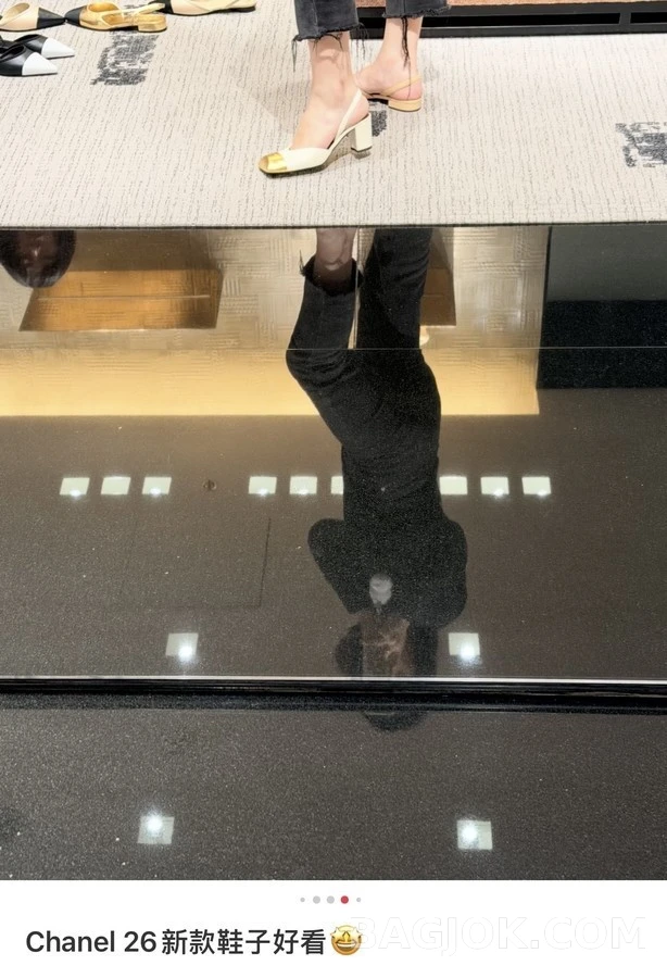 샤넬 샤넬 스퀘어 토 슬링백 힐 상세 이미지