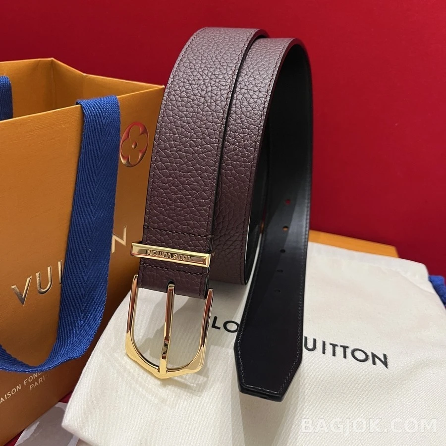 루이비통 루이비통 그레인 레더 리버서블 벨트 상세 이미지