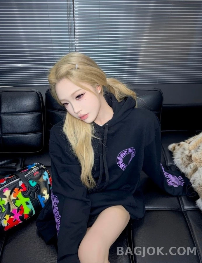 크롬하츠 크롬하츠 말굽 로고 프린트 후드 상세 이미지