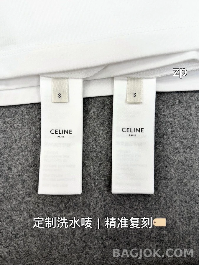 셀린느 셀린느 레터링 긴팔 티셔츠 상세 이미지