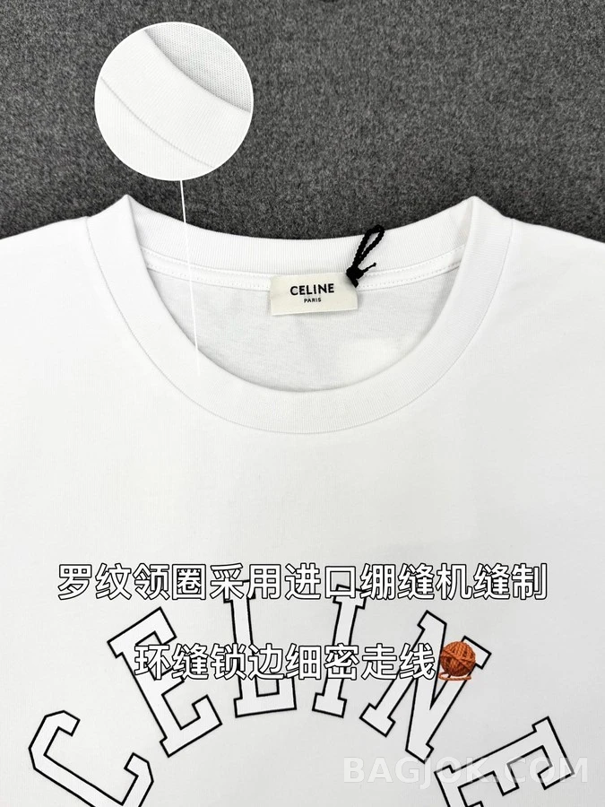 셀린느 셀린느 레터링 긴팔 티셔츠 상세 이미지