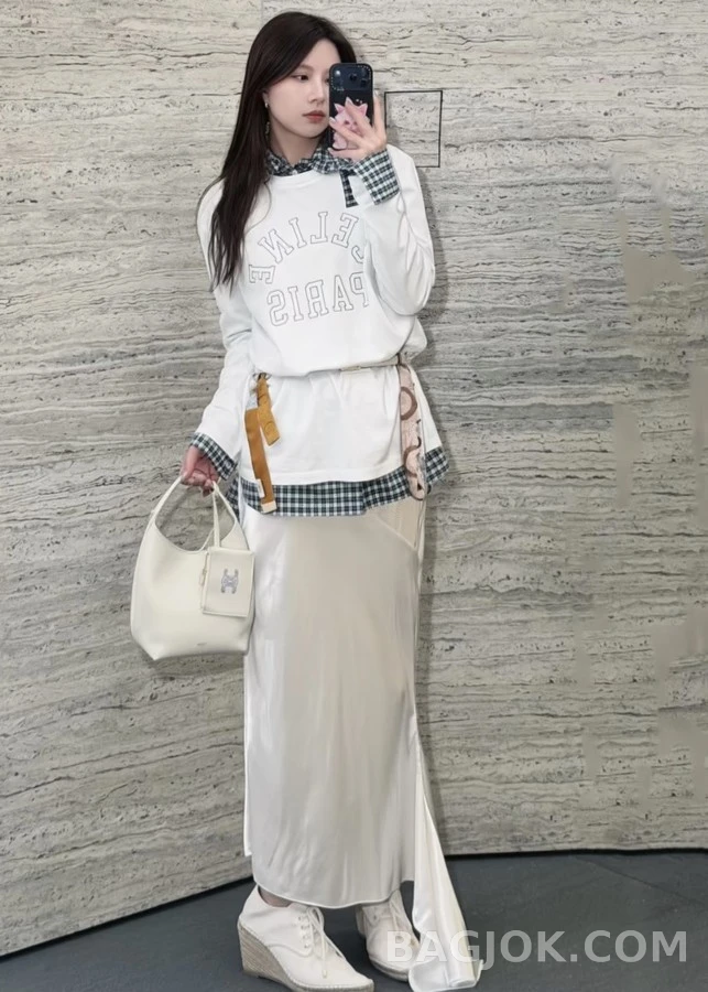 셀린느 셀린느 레터링 긴팔 티셔츠 상세 이미지