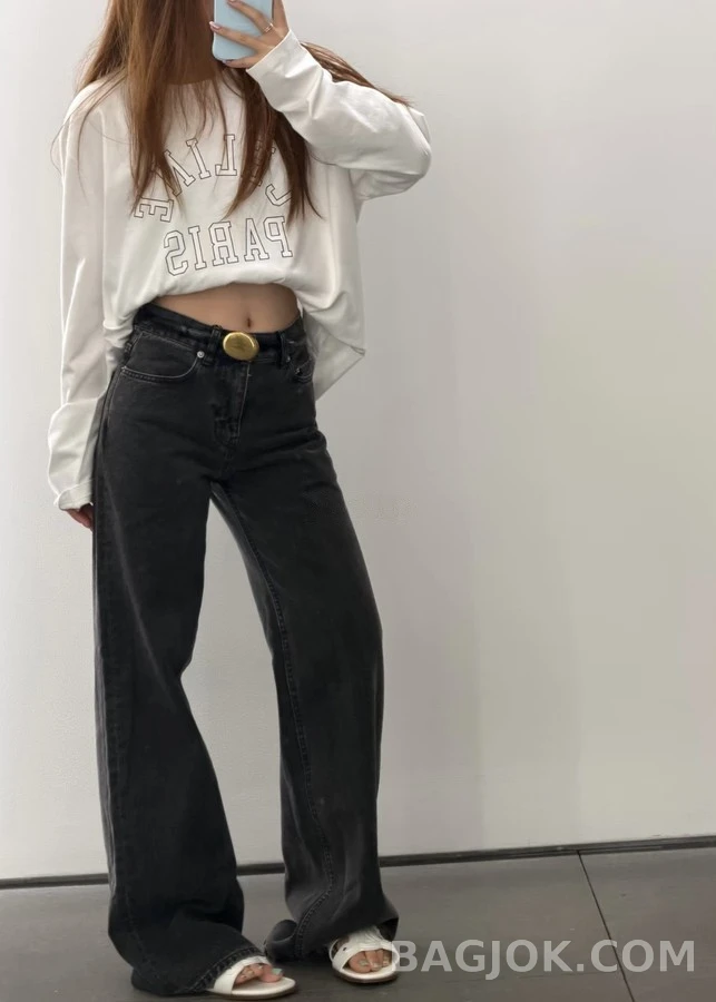 셀린느 셀린느 레터링 긴팔 티셔츠 상세 이미지