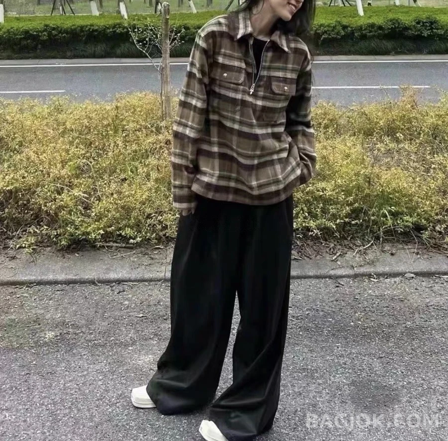 크롬하츠 크롬하츠 격자무늬 은도금 셔츠 재킷 상세 이미지
