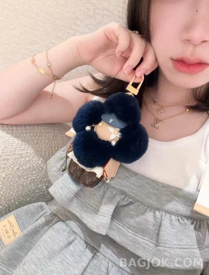 루이비통 루이비통 모노그램 플라워 더블 레이어 목걸이 상세 이미지