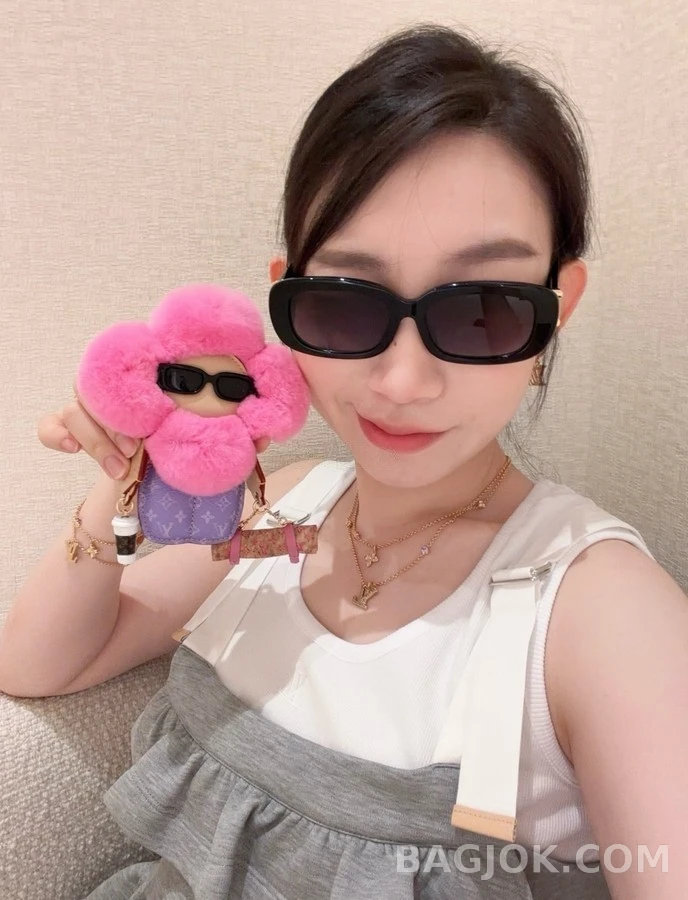 루이비통 루이비통 모노그램 플라워 더블 레이어 목걸이 상세 이미지