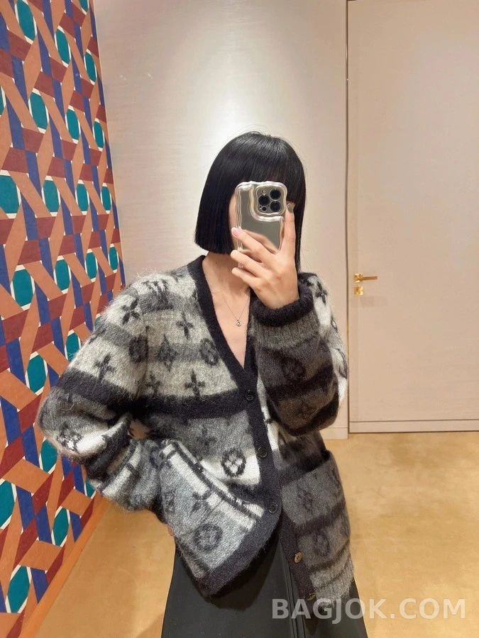 루이비통 루이비통 모노그램 그라데이션 마해모 가디건 상세 이미지