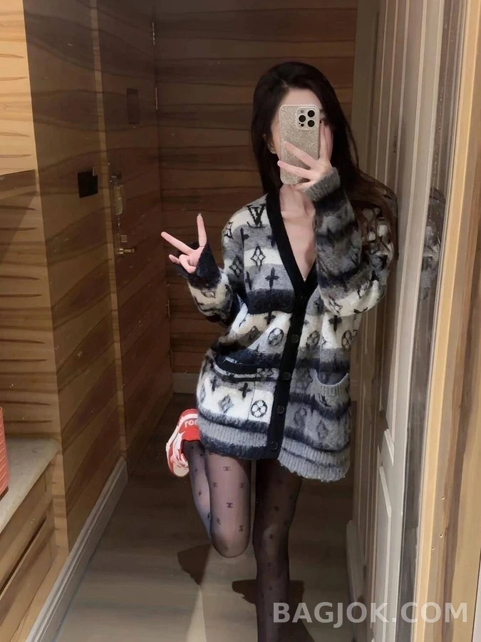루이비통 루이비통 모노그램 그라데이션 마해모 가디건 상세 이미지