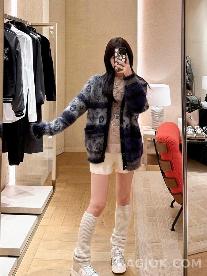 루이비통 루이비통 모노그램 그라데이션 마해모 가디건 상세 이미지
