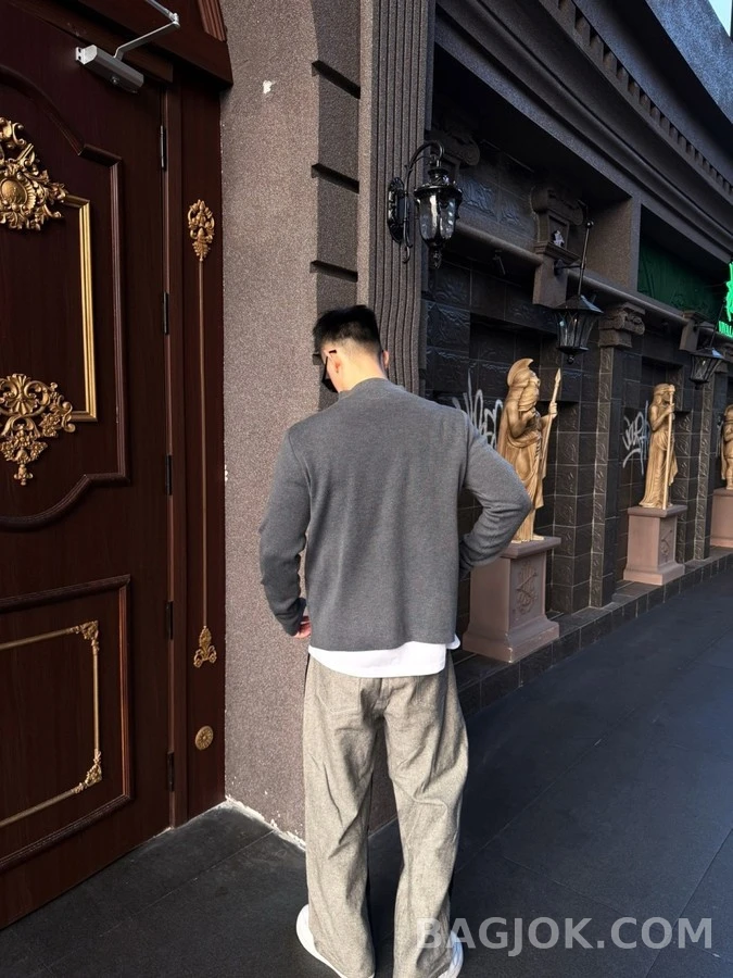 디올 디올 자수 울 집업 가디건 상세 이미지