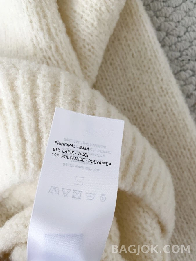 루이비통 루이비통 레터링 자수 울 집업 가디건 상세 이미지