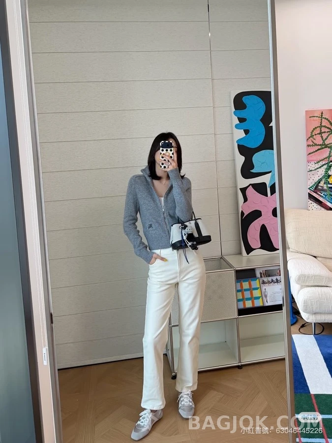 버버리 버버리 투웨이 집업 하이넥 니트 가디건 상세 이미지