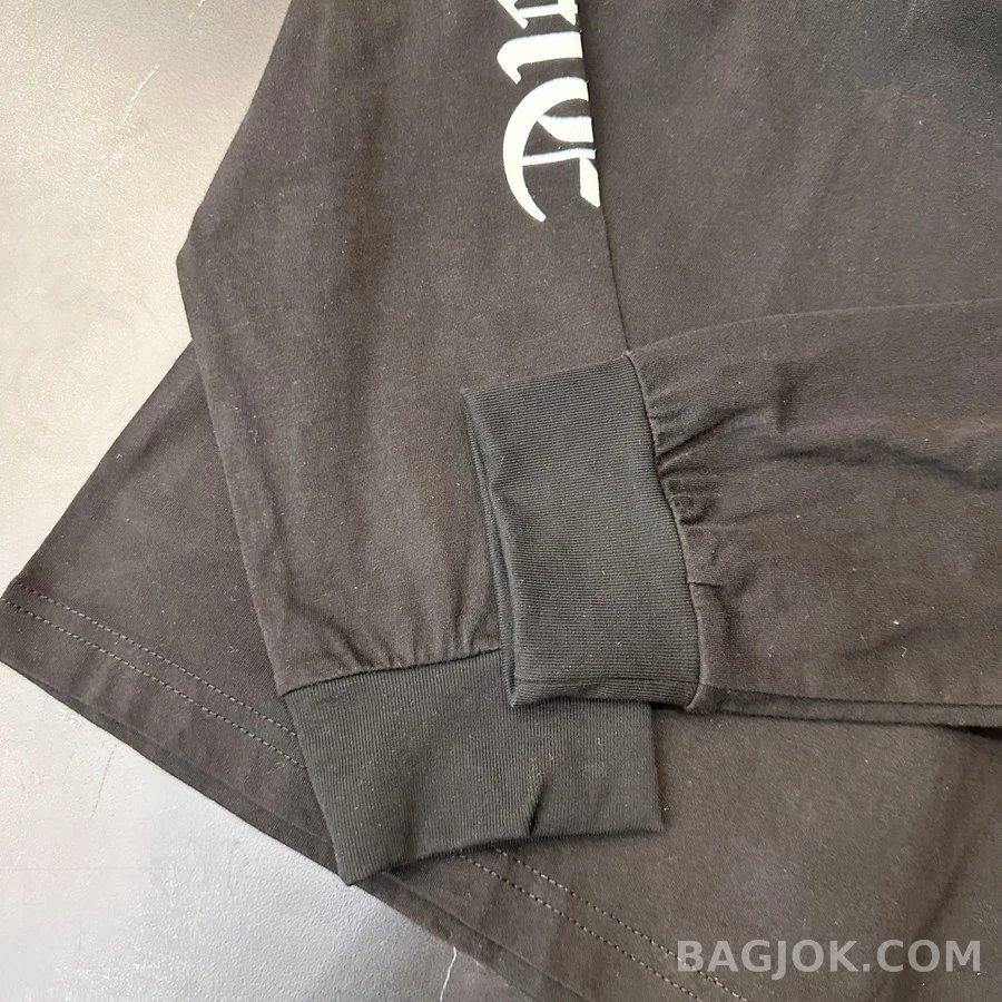 크롬하츠 크롬하츠 레터링 그래픽 긴팔 티셔츠 상세 이미지