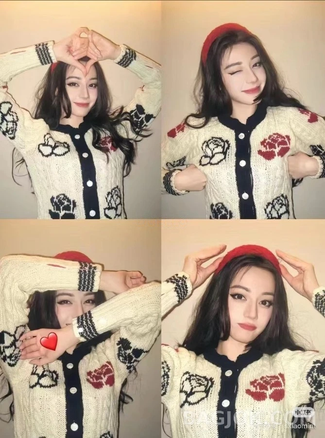 톰브라운 톰브라운 플라워 패턴 니트 가디건 상세 이미지