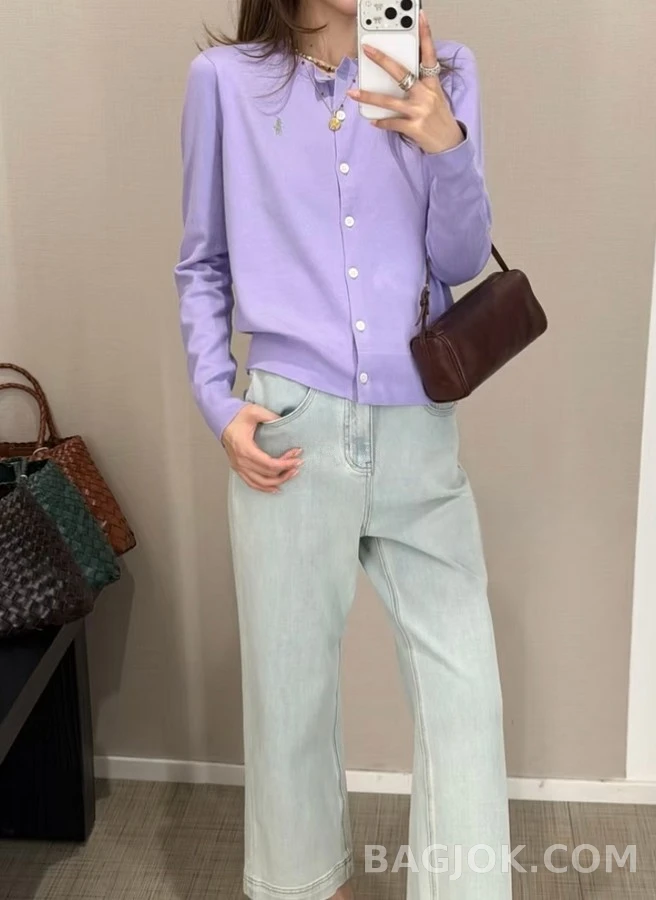 폴로 랄프 로렌 폴로 랄프 로렌 라운드넥 가디건 상세 이미지