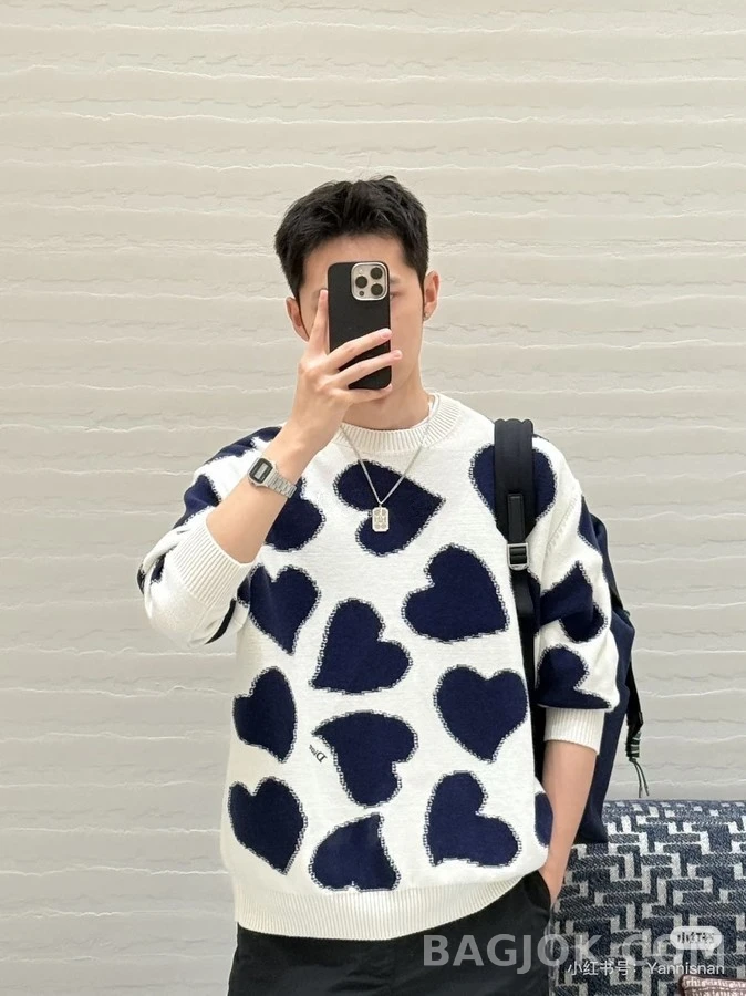 디올 디올 Heart 패턴 니트 상세 이미지